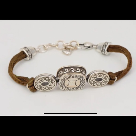 Brighton bracelet Venus Rising champagne chunky crystal center stone - Picture 2 of 5